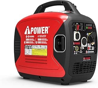 A-iPower SUA2000iD 2000 Watt Dual Fuel Portable Inverter Generator Quiet Operation, Lightweight