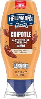 Mayonnaise Dressing Mild Chipotle for Tacos, Grilled Chicken Sandwiches & More, with Real Ingredients & No Artificial Flavors, 11.5 oz