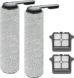 kelukeFits FW200300US Model, Only Floor One S7 Pro（for S7Pro Order Before 2024 Aug） Replacement Roller Brushes & Filters Compatible with Tineco Floor One S7 Pro Cordless Vacuum Cleaner