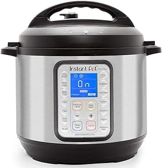Instant Pot Duo Plus 9-in-1 Electric Pressure Cooker, Slow Cooker, Rice Cooker, Steamer, SautÃƒ©, Yogurt Maker, Warmer & Sterilizer,8 Quart Stainless Steel/Black