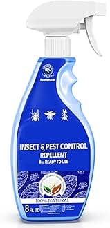 All Natural Bug Spray for Home - Non-Toxic Peppermint Oil Insect and Pest Control Kit - 8 oz Ready-to-Use Bug Spray - Indoor and Outdoor Protection- Ant Spray - Spider Repellent Indoor