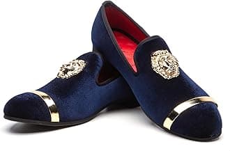 JITAIMen's Classic Faux Leather Loafers Wedding Casual Shoes and Moccasins Loafers for Men