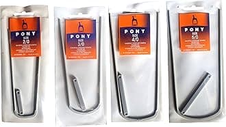 PONY Aluminum Hairpin Crochet Staple/ Lace Loom/ U-Pin - Set of 4 ( Size: 2/0, 3/0, 4/0, 5/0 )