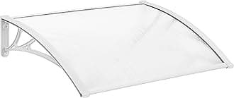 Yaheetech Front Door Canopy Outdoor Awning, Window Garden Canopy Patio Porch Awning, Rain Shelter Cover, 100 x 80 cm