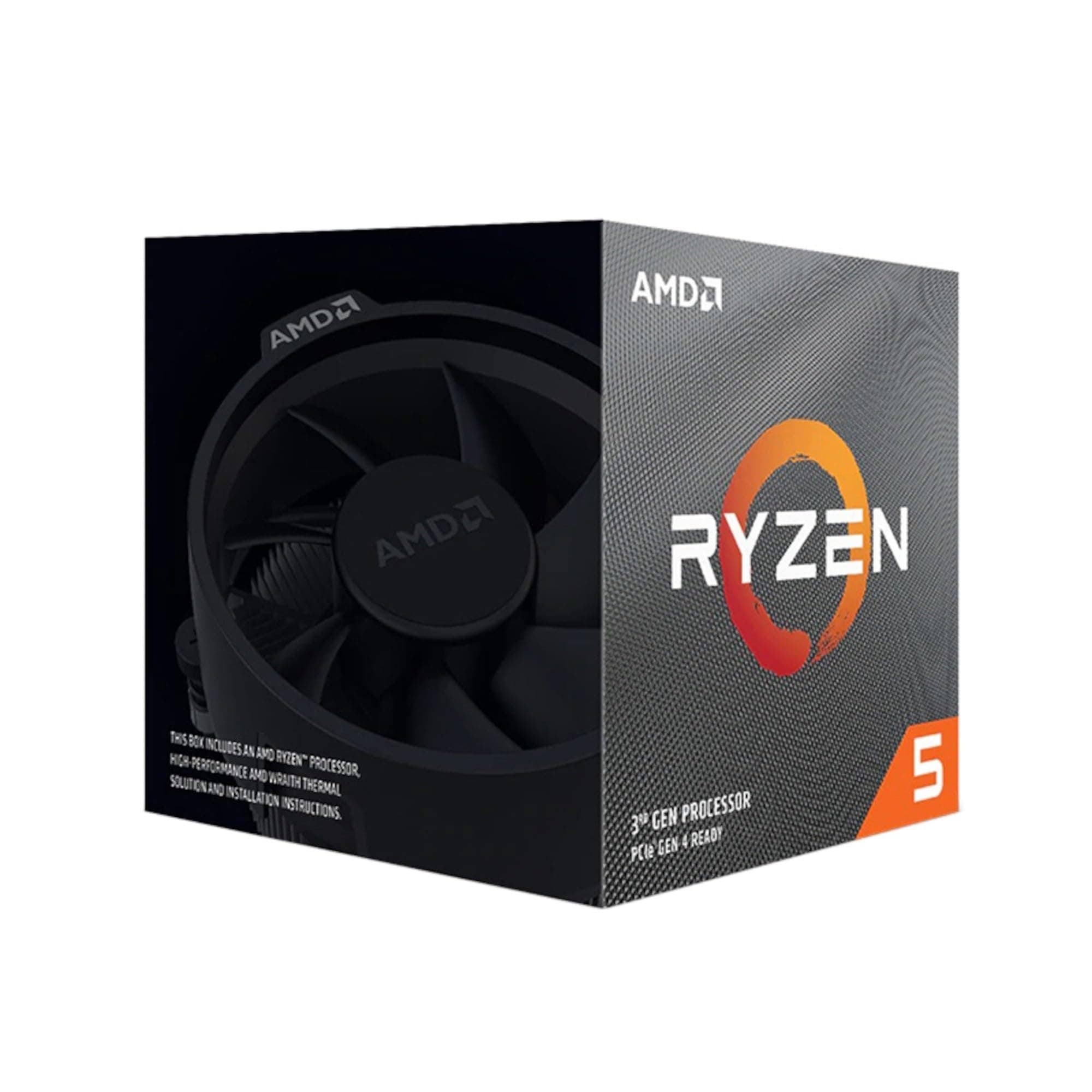AMD Ryzen 5 3400G Processor (4C/8T, 6 MB cache, 4.2 GHz Max Boost) with Radeon RX Vega 11 Graphics