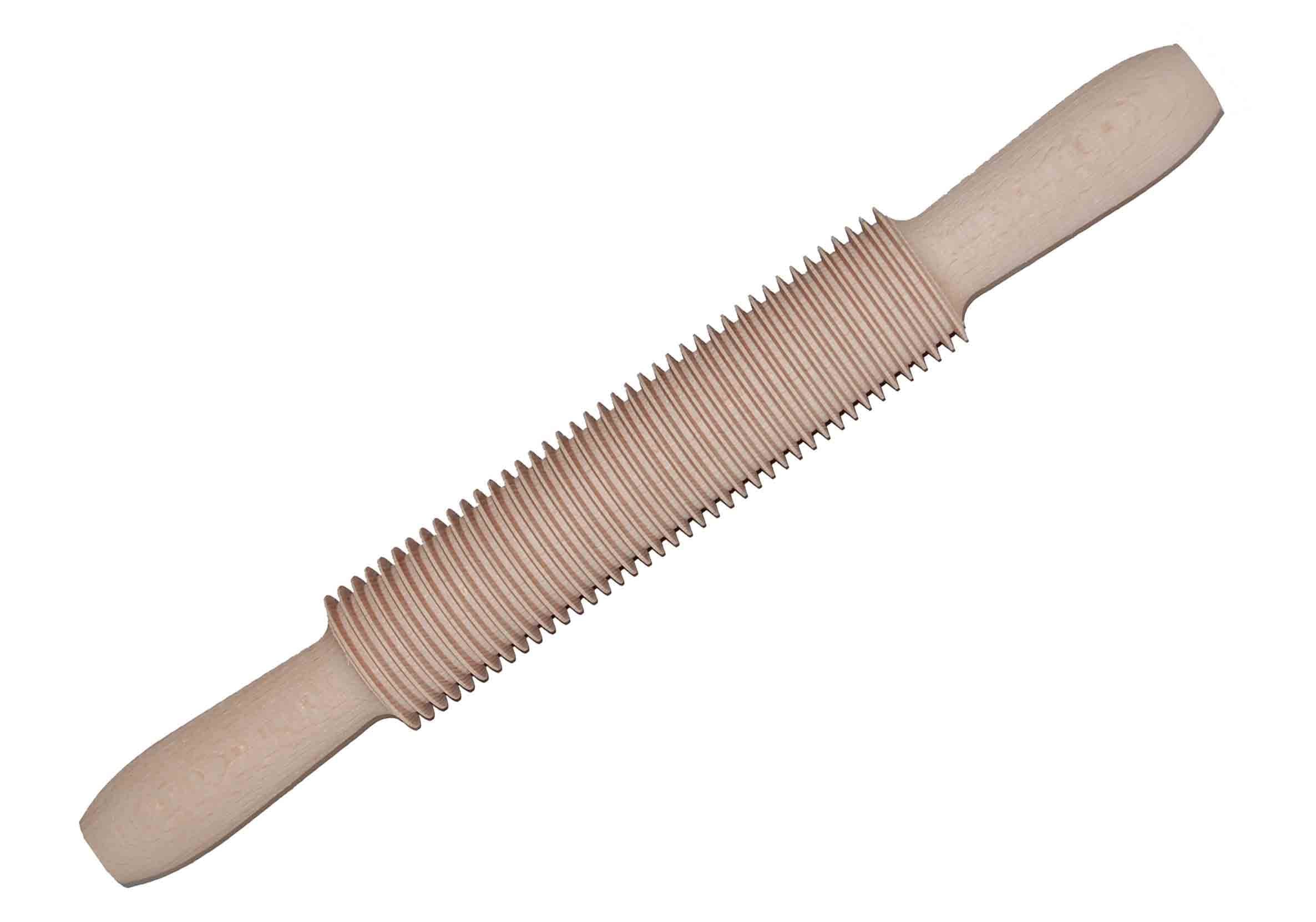 Eppicotispai Beechwood Spaghetti Cutter Rolling Pin