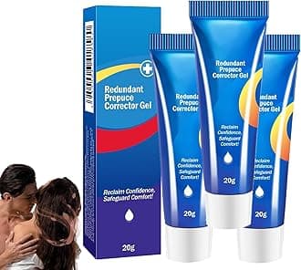 Phimosis Correction Gel, Phimosis Cream For Adults, Bruteco Redundant Prepuce Corrector Gel, Natural Ingredients Phimosis Foreskin Correction Gel, Correction Gel For Excessive Foreskin (3PCS)