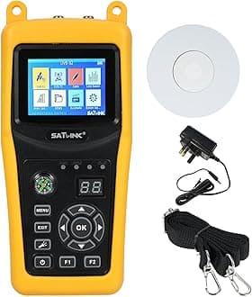 Satlink ST-5032 DVB-S2/S ISDB-T J83B Digital Satellite Signal Finder Meter 950 to 2150 2.4inch TFT LCD Screen Signal Strength Meter with Compass Outdoor Camping Measuring Device