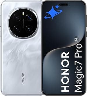 HONORMagic7 Pro 5G Dual SIM | 12GB RAM | 512GB Storage | Snapdragon 8 Elite | 6.8" LTPO OLED 120Hz Display | 200MP Periscope Camera | 5850mAh | IP69 Water Resistant | Android 15 (Lunar Shadow Grey)