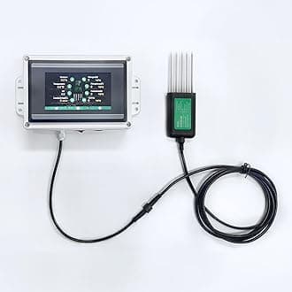Soil Moisture Temperature Humidity EC PH NPK Sensor 7 in 1 Rapid Soil Tester Meter