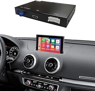 Ninetom Wireless CarPlay Android Auto Retrofit Kit Compatible with 2013-2018 Audi A3/S3, Carplay Module Receiver Box Support Navigation, Maps, Music, Mirroring, Camera