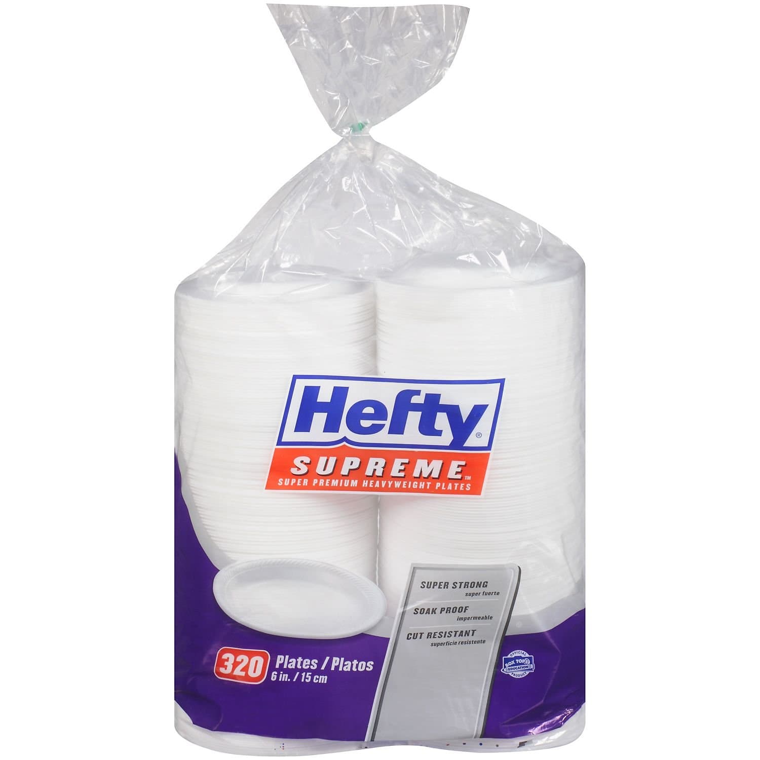 Hefty Supreme Plates - 320 ct. (2 Pack)