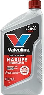 MaxLife High Mileage Full Synthetic 5W-30 Motor Oil 1 Quart