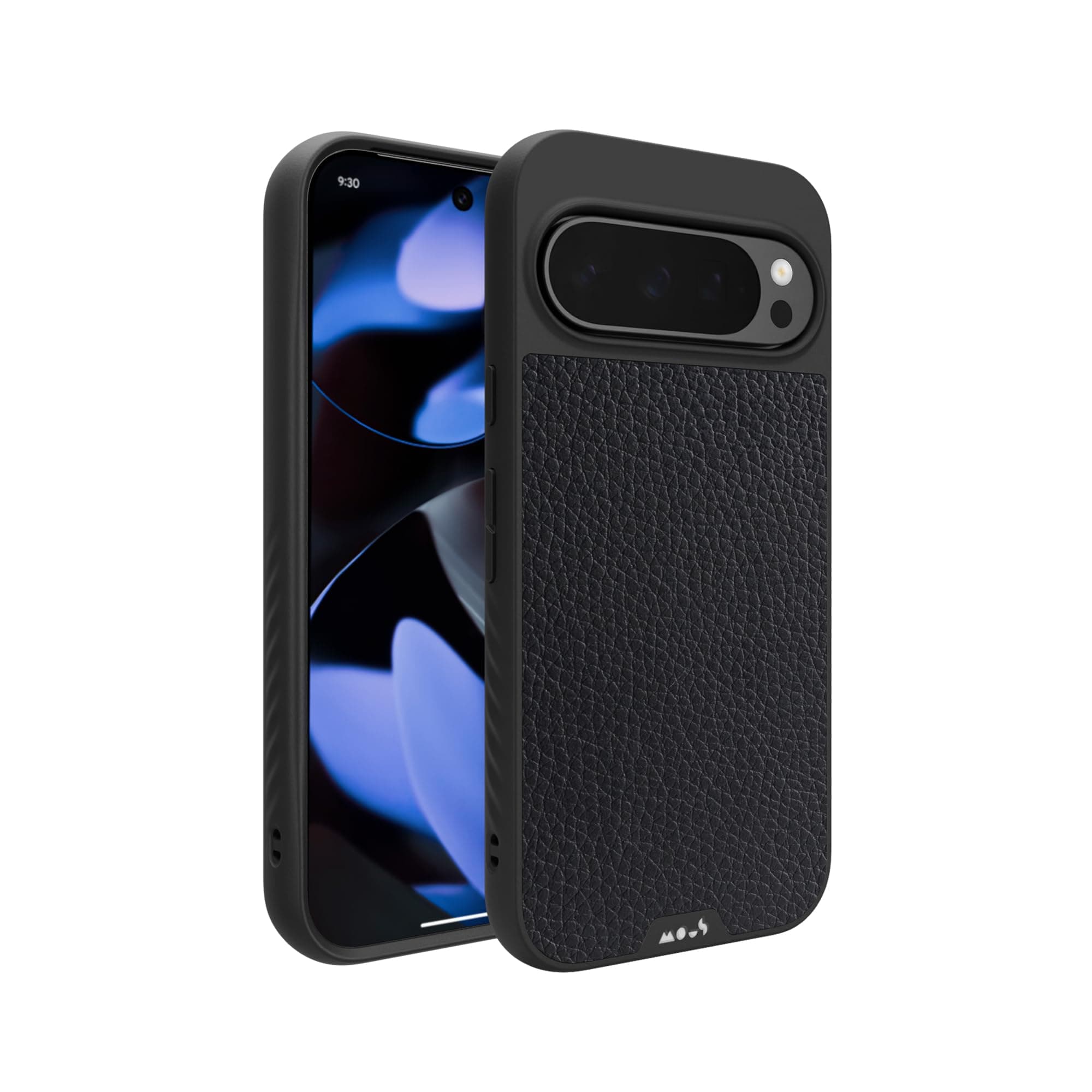 Google Pixel 9 Pro XL Case Compatible with MagSafe - Limitless 5.0 - Black Leather - Protective Pixel 9 Pro XL - Shockproof Phone Cover