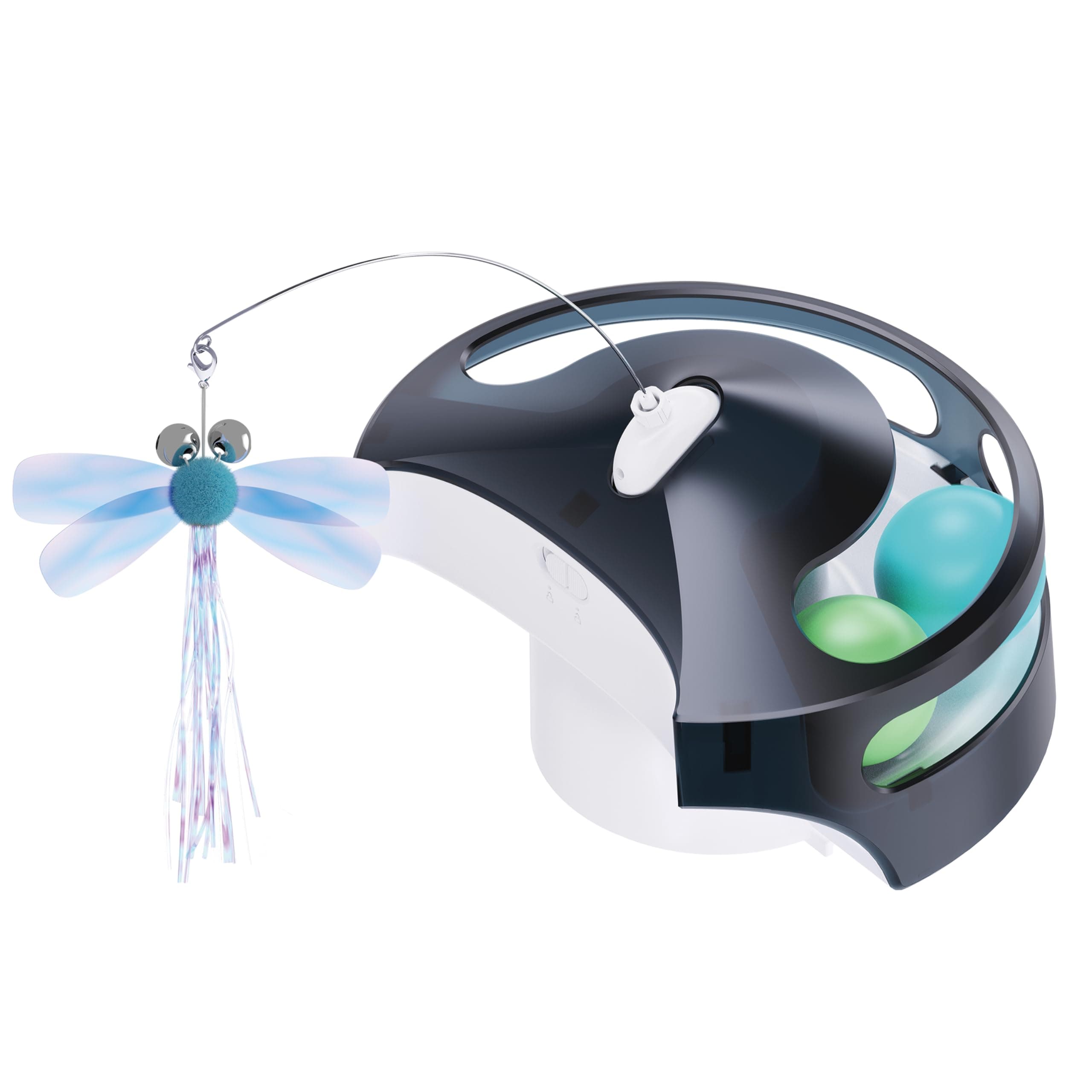 Interactive Module for ROLA PetPal: Rolling Balls, Teasing Stick, Remote App Control, Exclusively Designed for ROLA PetPal Smart Robot