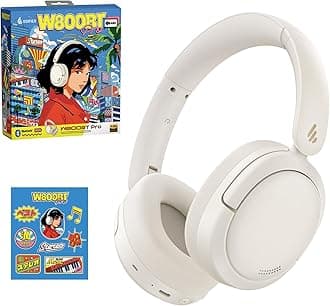 Edifier W800BT Pro Gift Version Wireless Headphones, Active Noise Cancelling (Bluetooth 5.4/-44 dB Noise Reduction/Wired High Resolution), Multi-Point Compatible, Wired/Wireless, 8.9 oz (253 g