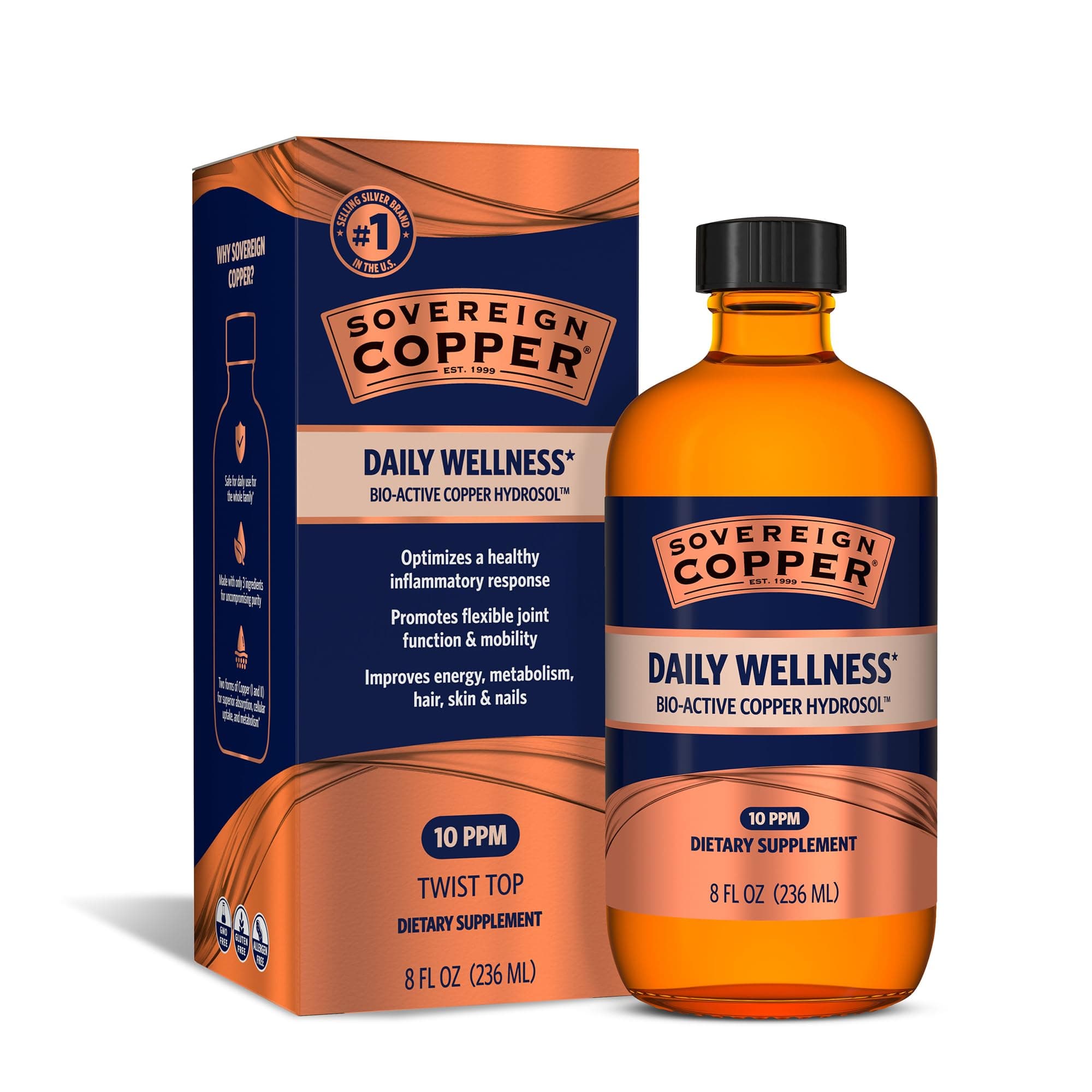 Bio-Active Copper Hydrosol, 8oz