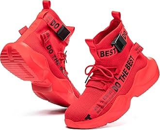 Furuian Steel Toe Shoes for Men Women Comfortable Lightweight Safety Snekaers Industrial Construction Work Shoes for Men