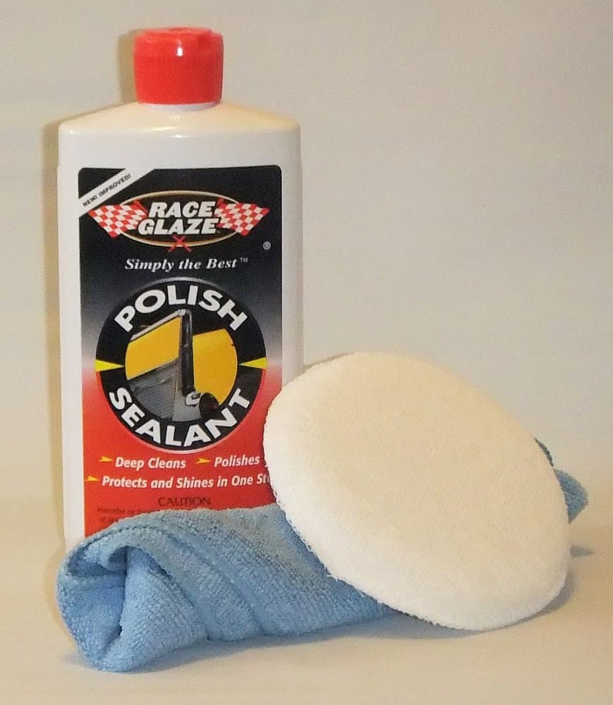 Bundle - 3 Items Polish & Sealant Includes a Microfiber Detailing Cloth and a Terry Cloth applicator