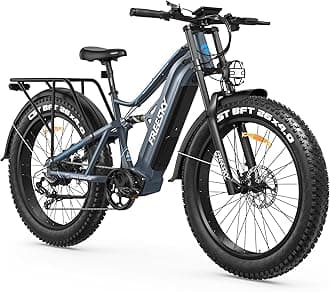 3500W BAFANG Motor Electric Bike for Adults, 48V 30Ah Samsung Cells Battery Ebike 120 Miles, 38+MPH, 26" Fat Tire Dirt All-Terrain Mountain E Bike, Full Suspension, UL 2849 Certified by TÜV