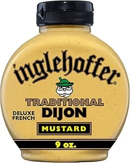 Traditional Dijon Mustard 9oz, Classic French-Style Mustard with White Wine