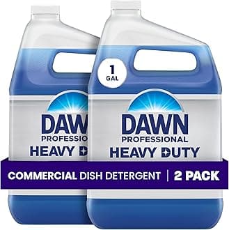 Dawn Professional Heavy Duty Manual Pot and Pan Dish Soap Detergent, 1 Gallon (Case of 2)