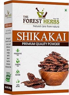THE FOREST HERBS Natural care from nature 100% Organic Shikakai Powder, Acacia Concinna Excellent Hair Conditioner Powder For Hair - 100 Grams