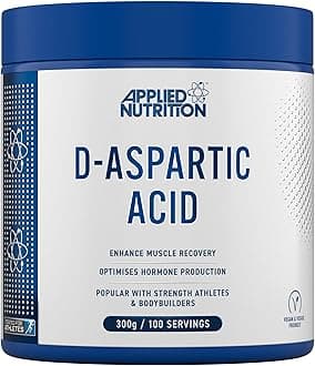 Applied Nutrition D-Aspartic Acid - Natural Booster for Enhanced Performance (300g - 100 Servings)