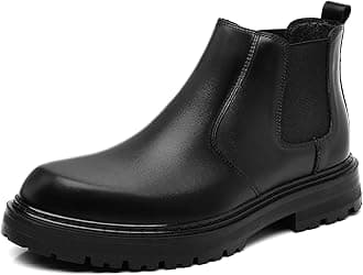 Mens Chelsea Boots Leather Ankle Boots forMen Classic Stylish Slip On Dress Boots for Casual FomalWear