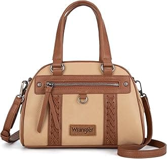 Wrangler Small Crossbody Bags Satchel Handbags for Women Top Handle Purse