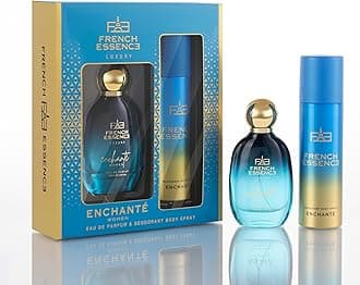 FRENCH ESSENCE Luxury Gift Set For Women - Perfume 60Ml & Deodorant 150Ml | Perfume and Deo Combo |Premium Gift for Wife & Girl Friend (Enchante)