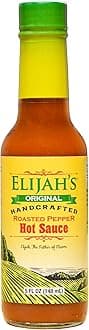 Elijah's Xtreme Original Roasted Pepper Hot Sauce, Made with Fire Roasted Cayenne & Jalapeño Peppers, Mild Hot Sauce, All Natural, Gluten Free, Vegan, Keto, (5oz Bottle)