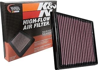 K&N Engine Air Filter: High Performance, Premium, Washable, Panel Filter: 2015-2019 (F-Pace, XF, XE, Range Rover Velar) , 33-3074