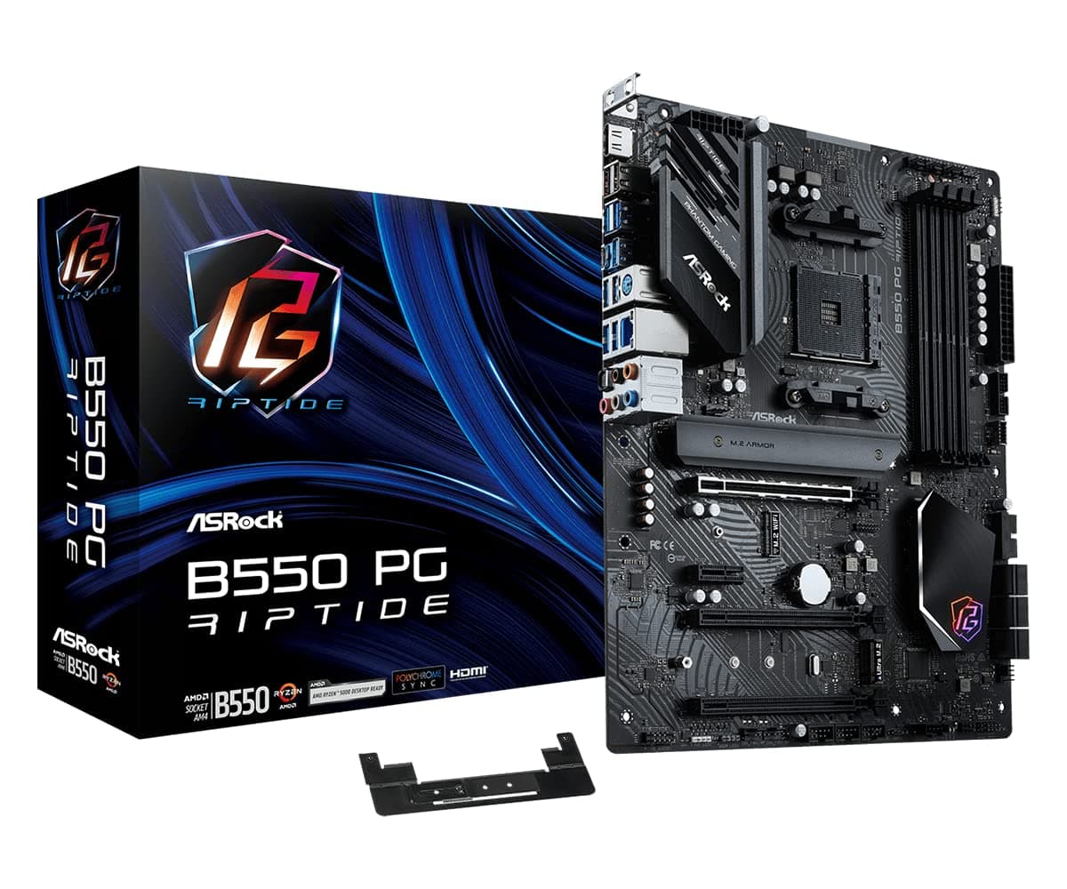 B550 PG Riptide AMD B550 Socket AM4 ATX
