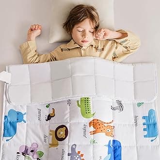 Topcee Weighted Blanket (3lbs 36"x48") Heavy Blanket, Weighted Blanket Cooling Blanket for Sleeping Perfect for 20-40 lbs,Throw Size Breathable Blanket with Premium Glass Bead