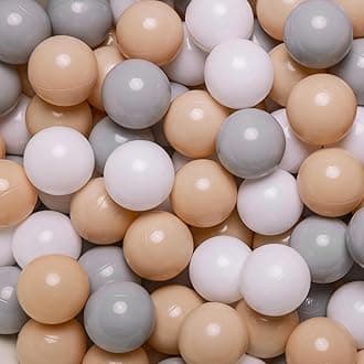 Ball Pit Balls for Toddlers Kids Plastic Balls for Ball-Pit Playpen Pool Baby Play Pastel BPA-Free Non Toxic Play Pastel Crush Proof Bal 50 100 200 500 1000 Count