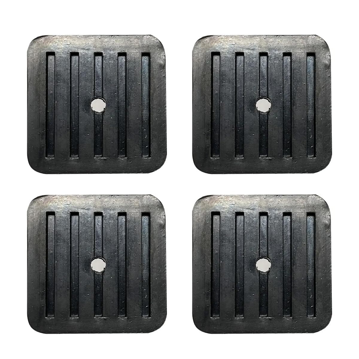 4 Pack Mini Split Anti-Vibration Pads Wall Mounting Bracket Isolator Rubber Pad Damper Shock Absorbing Feet for Ductless Air Conditioner Heat Pump System Outdoor Condenser Unit A/C HVAC