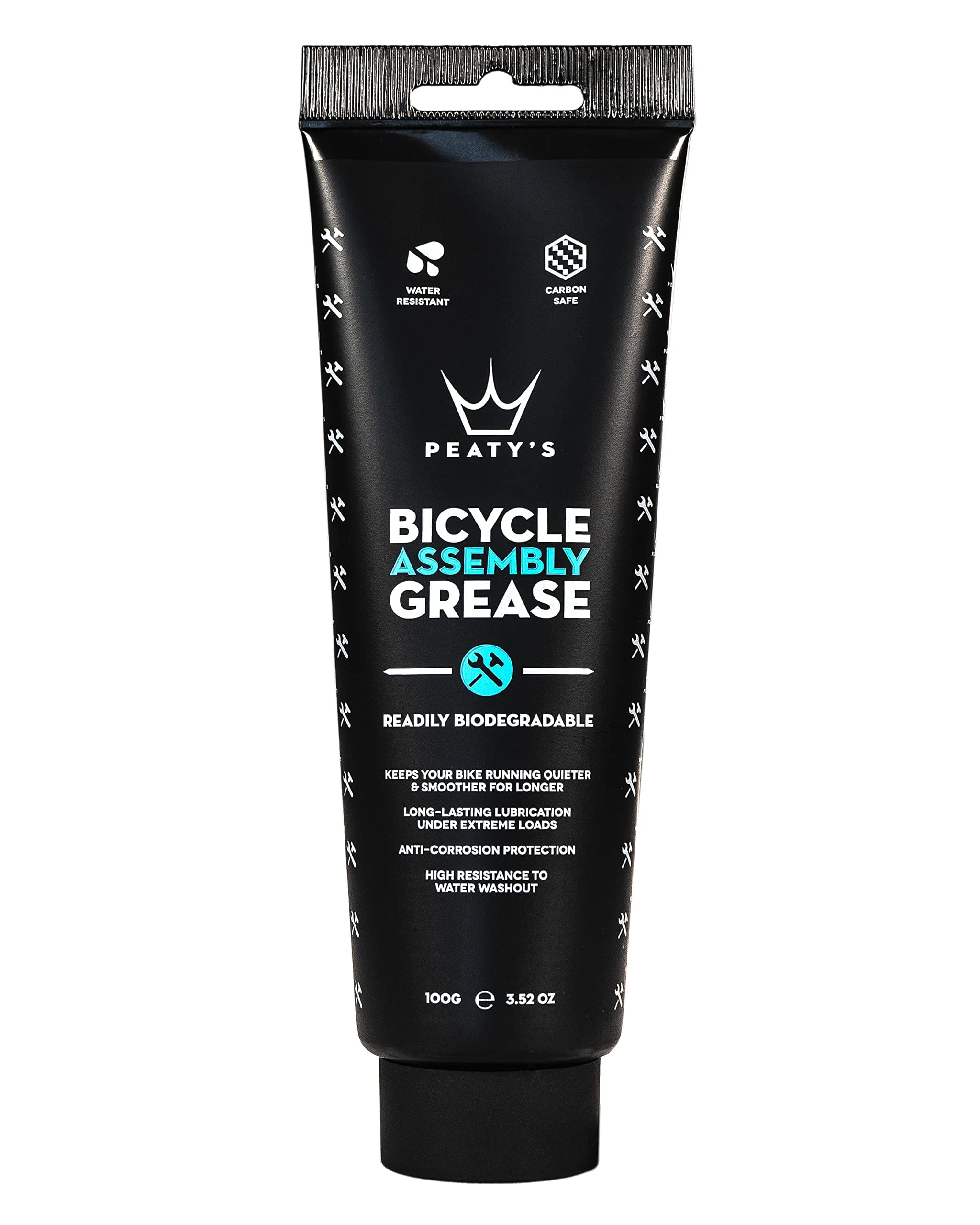 Peaty's Bike Assembly Grease - Readily Biodegradable Bicycle Grease, Long-Lasting Bike Lubricant with Anti-Corrosion Protection, For all Bicycle Builds, General Maintenance & Carbon Safe