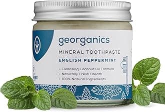 Natural + Organic Toothpowder, Whitening + Stain-Removing Formula, English Peppermint, 120ml / 4oz