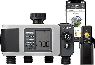 24639 B-hyve XD 4-Port Smart Hose Watering Timer with Wi-Fi Hub