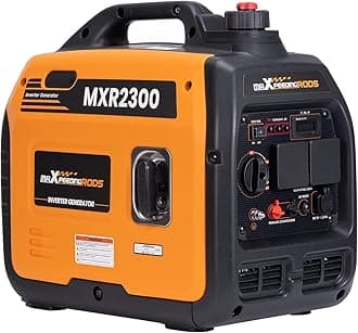 maXpeedingrods 2300W Portable Inverter Generator 4 Stroke Silent Pure Sine Wave Generator for Camping, Caravan, Motorhome