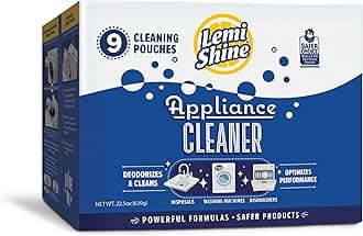 Lemi Shine Natural Lemon Multi-Purpose Appliance Cleaner (3 CT 7.5 Oz Pouches Per Box) 3 Pack Bundle (9 Pouches Total)