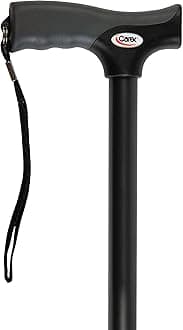 Health Brands FGA52000 Black Soft Grip Derby Cane