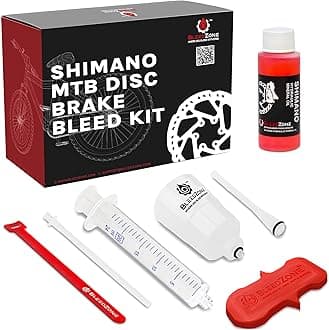 RSN Sports Bleed Kit for Shimano Hydraulic Mountain Bike Brakes with 60ml Mineral Oil