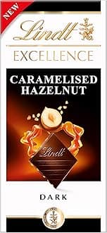 Excellence Caramelised Hazelnut Dark Chocolate Bar, 3.53 oz ℮ 100 g
