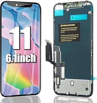 EFAITHFIX for iPhone 11 LCD Screen Replacement 6.1 Inch LCD Display 3D Touch LCD Screen Digitizer Full HD Frame Assembly Compatible with (Model A2111, A2221, A2223) with Waterproof Adhesive, No Tools