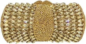 Sparkly Crystal Clutch Purse for Women Evening Bags with Spikes Wedding Party Rhinestone Clutch Handbag,Mini