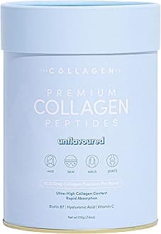 The Collagen Co. Premium Collagen Powder with Vitamin C and Biotin - Pure Wellness Essence - Nurtures Healthy Hair, Glowskin, Fortifies Joints, and Bones - Unflavoured Collagen in a 14-Serve Loose
