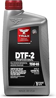 DTF-2 Professional 75W-85 GL-5 - Full Synthetic Gear Oil - Differentials - Drivetrain - Lifetime Fill - Limited Slip Compatible - High-Performance - 1 Quart / 0.946 L