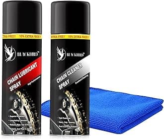 BLACKBIRD Bike Care Kit, 1 Pcs each - Chain Lube 220ml, Chain Cleaner 220ml and 1 Pc Microfiber Cloth